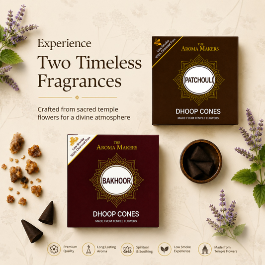 Bakhoor & Patchouli Dhoop Cones Combo