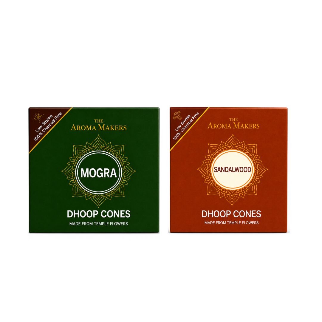 Mogra & Sandalwood Dhoop Cones Combo