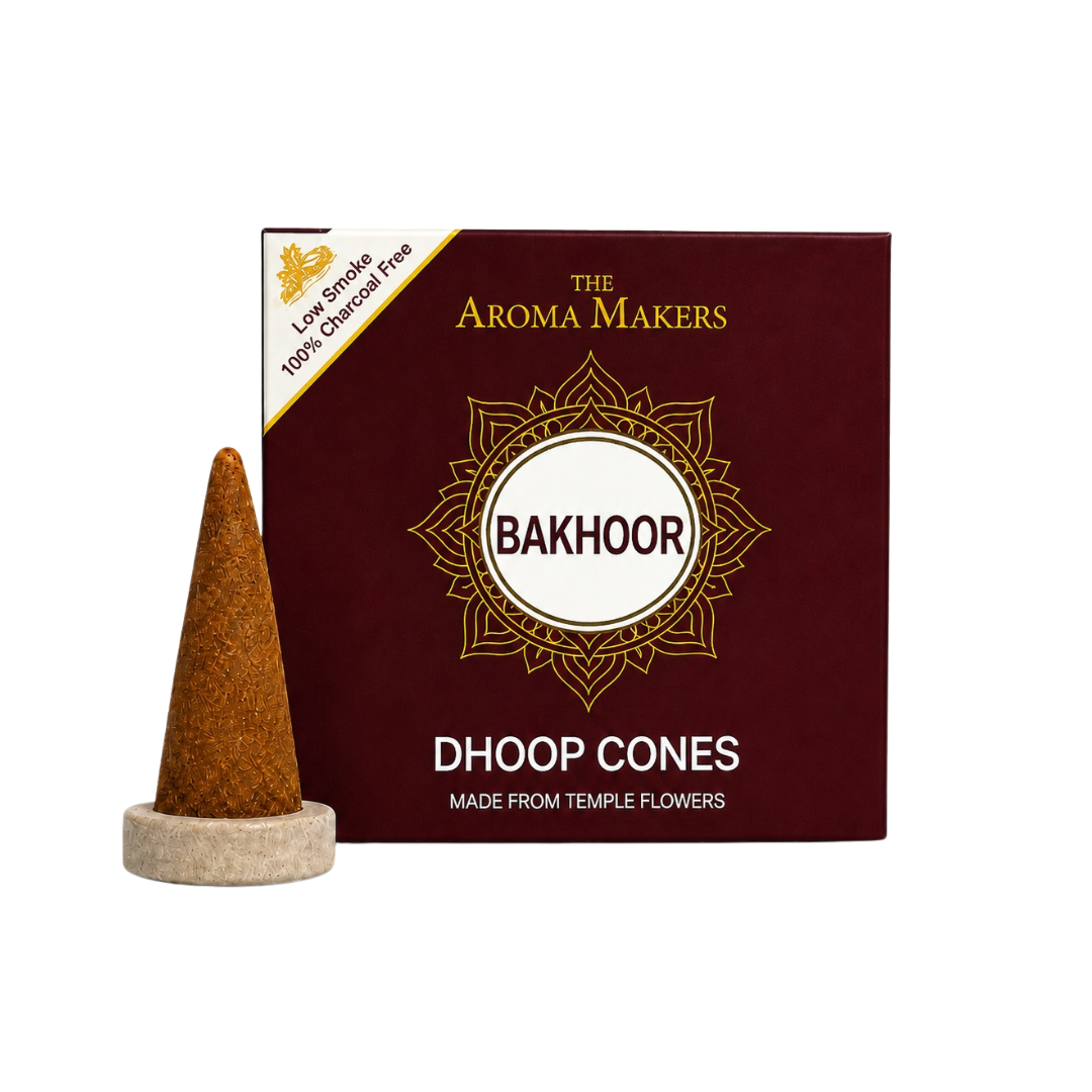 Bakhoor Dhoop Cones – Charcoal-Free Incense Cones
