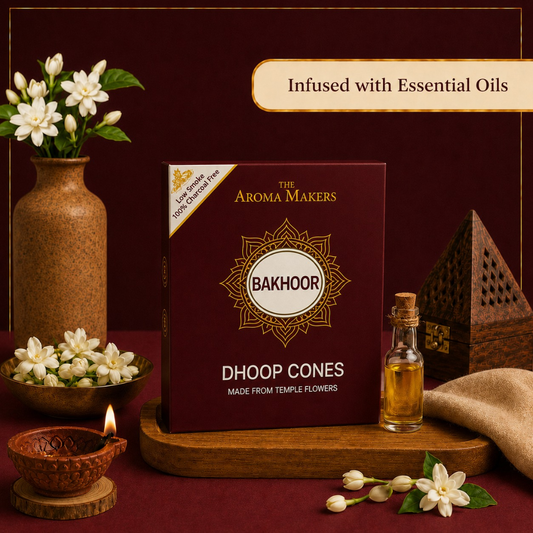 Bakhoor Dhoop Cones – Charcoal-Free Incense Cones