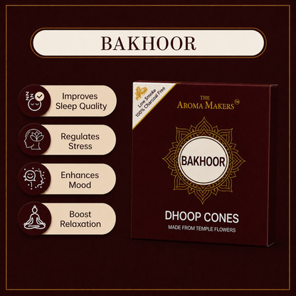 Bakhoor Dhoop Cones | 20 Cones each box | Charcoal Free | Low Smoke