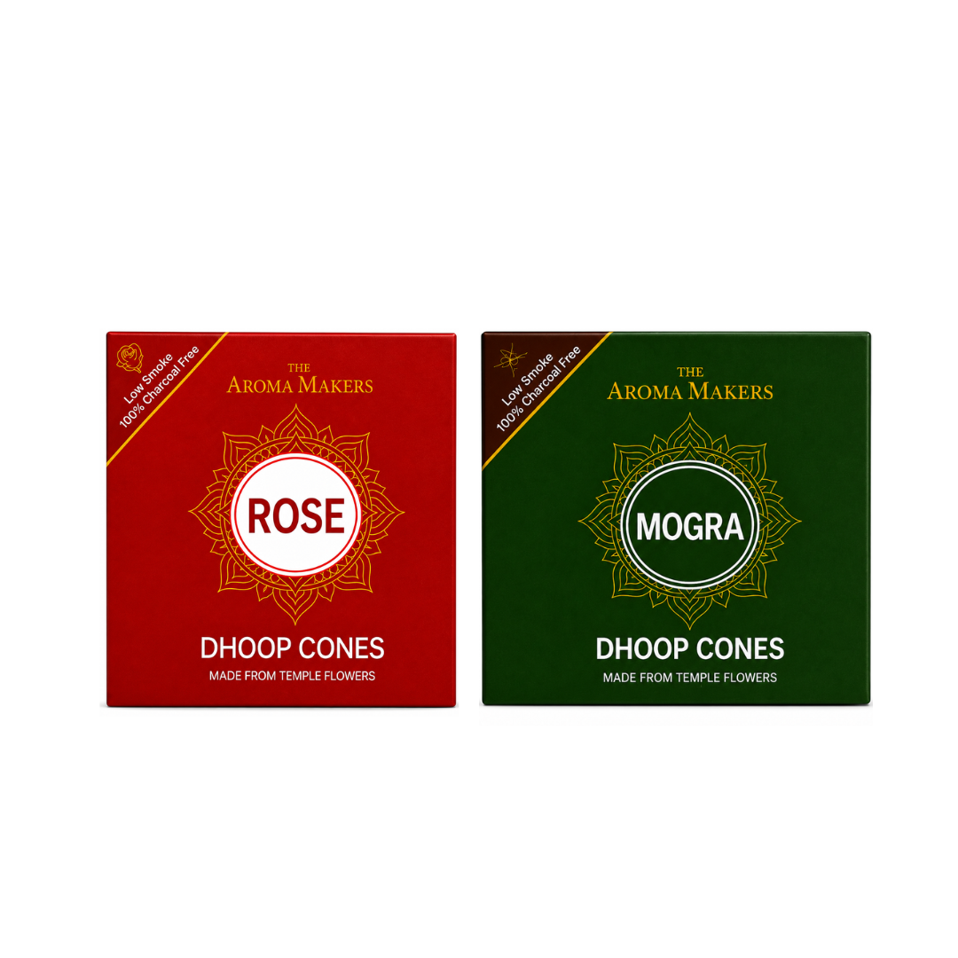 Rose-Mogra Dhoop Cones Combo