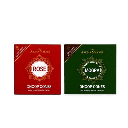 Rose-Mogra Dhoop Cones Combo