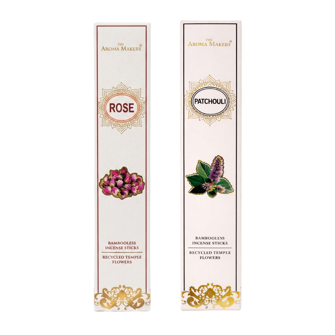 Rose & Patchouli Sticks Combo